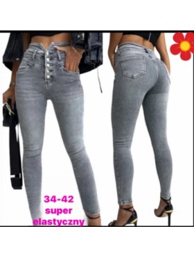 Spodnie  Jeansy damskie ,Size 34-42.paczka 12szt,