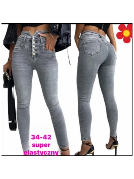 Spodnie  Jeansy damskie ,Size 34-42.paczka 12szt,