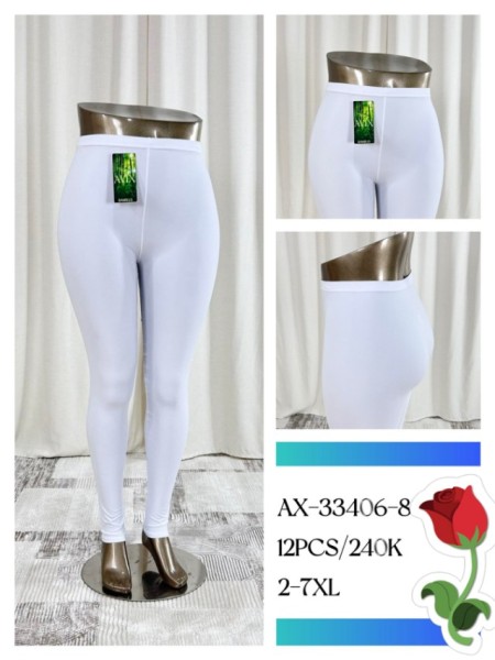 Legginsy damskie ,size 2-7xl, paczka 12szt,Mix kolor