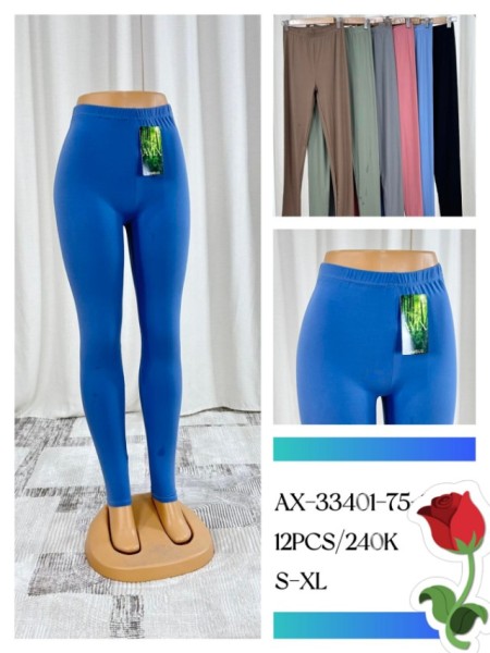 Legginsy damskie ,size s-xl, paczka 12szt, mix kolor