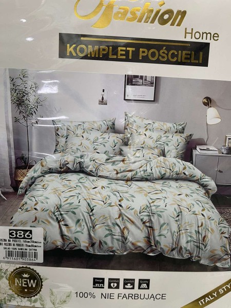 Komplet pościeli 100% satyna - bawełna 3 Częściowy Rozmiar : 160/200