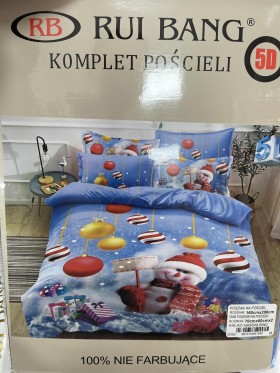 Komplet pościeli 100% satyna - bawełna 3 Częściowy Rozmiar : 160/200