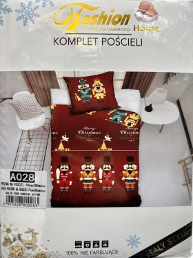 Komplet pościeli 100% satyna - bawełna 2 Częściowy Rozmiar : 140/200