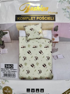 Komplet pościeli 100% satyna - bawełna 2 Częściowy Rozmiar : 140/200