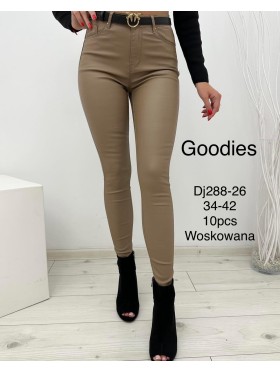 Spodnie skórzane damskie ,Size 34-42.paczka 10szt,