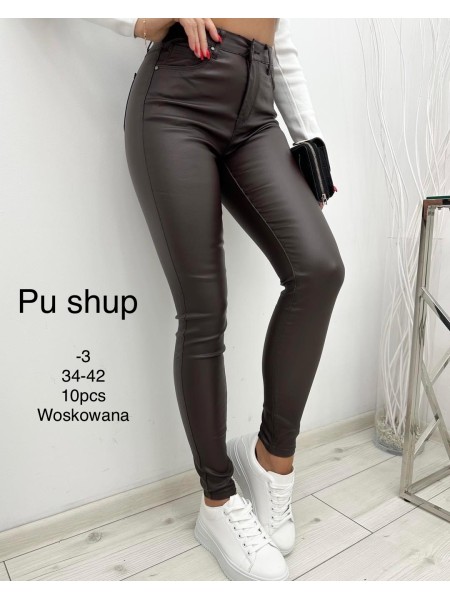 Spodnie skórzane damskie ,Size 34-42.paczka 10szt,