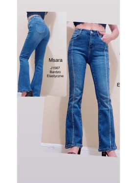 Spodnie Jeansy damskie M'sara ,Size xs-xl.paczka 12szt,