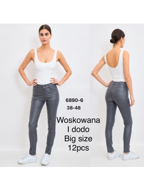 Spodnie Jeansy damskie ,BigSize 38-48.paczka 12szt,