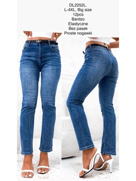 Spodnie Jeansy damskie ,BigSize l-4xl.paczka 12szt,