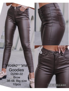 Spodnie skórzane damskie ,BigSize 38-48.paczka 10szt,