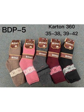 Skarpety ANGORA Damskie . Size 35-42, Mix Kolor (30par/paczka)