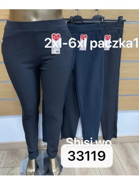 Spodnie damskie ,size 2-6xl, paczka 12szt,mix kolor