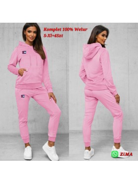 Komplety welurowe  damskie ,Size s-xl.paczka 4szt, 1 kolor