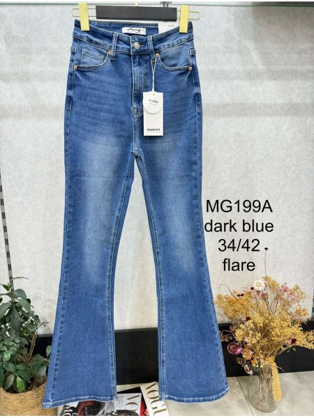 Spodnie Jeansy damskie  ,Size 34-42.paczka 10szt,