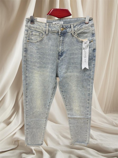 Spodnie Jeansy damskie  ,Size xs-xl.paczka 10szt,