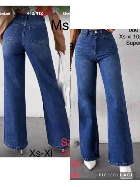 Spodnie Jeansy damskie  M'sara,Size xs-xl.paczka 10szt,