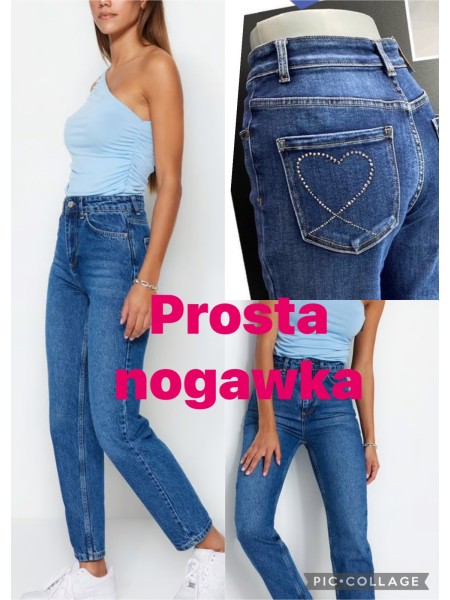 Spodnie Jeansy damskie  M'sara,Size xs-xl.paczka 10szt,