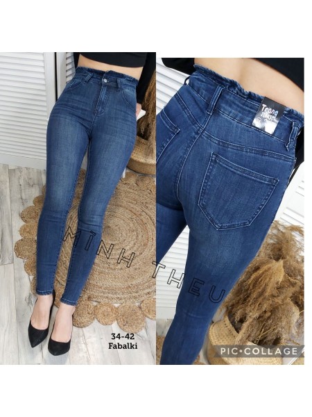 Spodnie Jeansy damskie  ,Size 34-42.paczka 10szt,