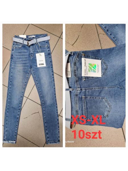 Spodnie Jeansy damskie  M'sara,Size xs-xl.paczka 10szt,