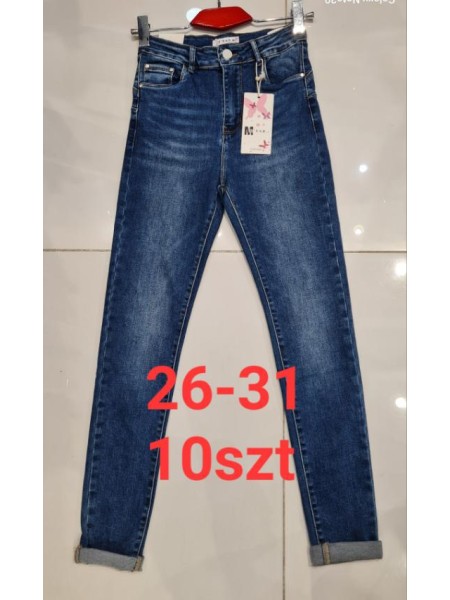 Spodnie Jeansy damskie  M'sara,Size 26-31.paczka 10szt,