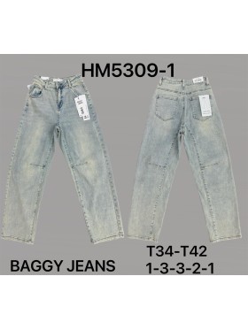 Spodnie  Jeansy damskie  ,Size 34-42.paczka 10szt,