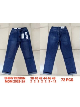 Spodnie  Jeansy damskie  ,Size 38-48.paczka 12szt,