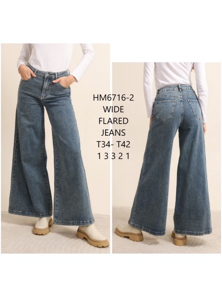 Spodnie  Jeansy damskie  ,Size 34-42.paczka 10szt,