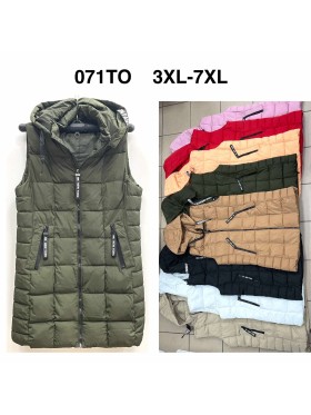 Kamizelki damskie  , Size 3xl-7xl ,paczka 5szt,1 kolor