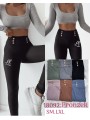 Legginsy damskie , size S-XL, paczka 12szt ,mix kolor