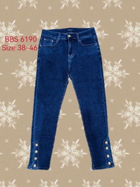 Spodnie Jeansy damskie , size 38-46, paczka 10szt