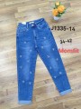 Spodnie Jeansy damskie , size 34-42, paczka 12szt