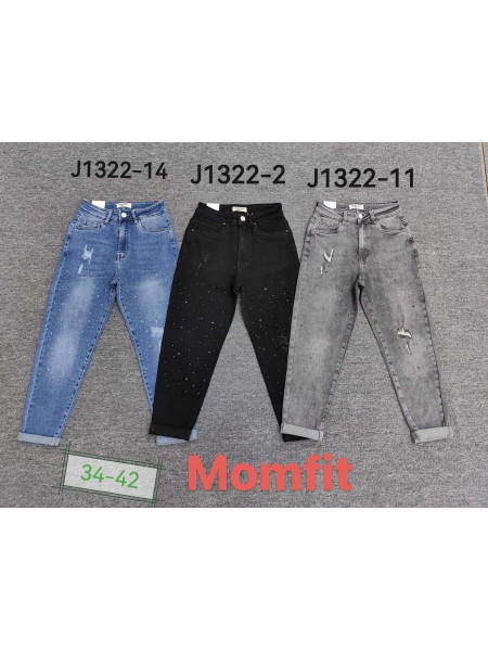 Spodnie Jeansy damskie , size 34-42, paczka 10szt