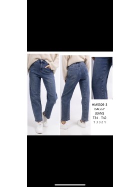 Spodnie Jeansy damskie , size 34-42, paczka 10szt