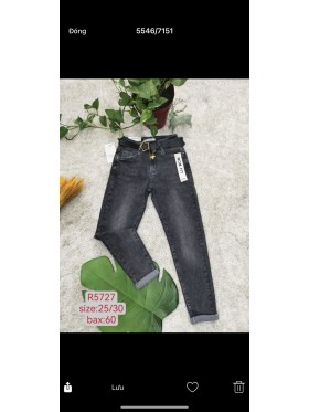 Spodnie Jeansy damskie , size 25-30, paczka 12szt