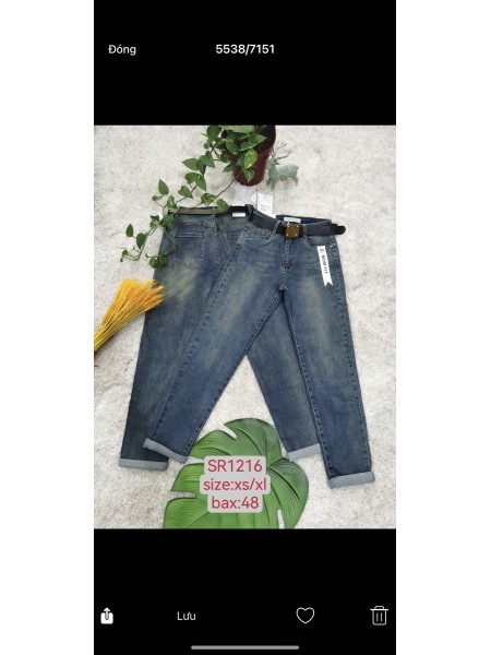 Spodnie Jeansy damskie , size xs-xl, paczka 12szt