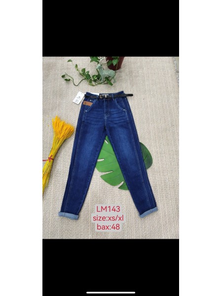 Spodnie Jeansy damskie , size xs-xl, paczka 12szt