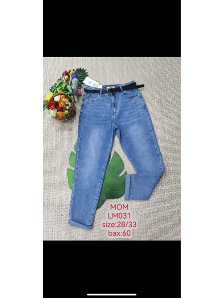 Spodnie Jeansy damskie , size 28-33, paczka 12szt