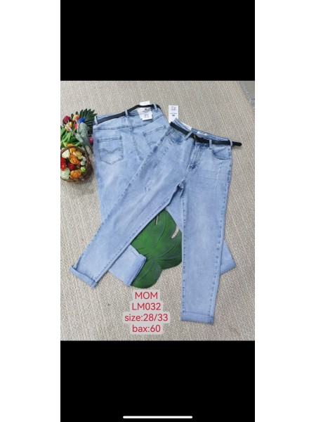 Spodnie Jeansy damskie , size 28-33, paczka 12szt