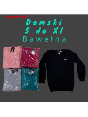 Bluzy damskie , size S-XL, paczka 12szt ,Mix kolor