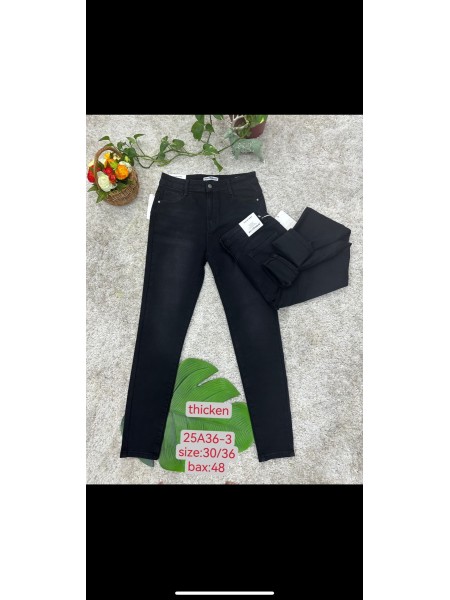 Spodnie Jeansy damskie , size 30-36, paczka 12szt