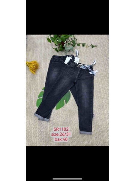 Spodnie Jeansy damskie , size 26-31, paczka 12szt