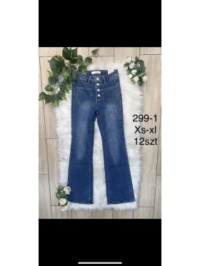 Spodnie Jeansy damskie , size xs-xl, paczka 12szt