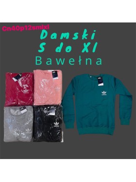 Bluzy damskie , size S-XL, paczka 12szt ,Mix kolor