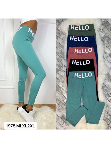 Legginsy damskie , size M-2XL, paczka 12szt ,mix kolor