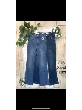 Spodnie Jeansy damskie , size xs-xl, paczka 12szt