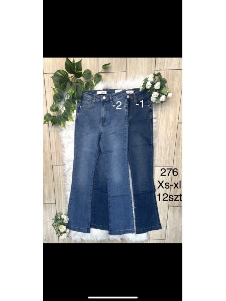 Spodnie Jeansy damskie , size xs-xl, paczka 12szt