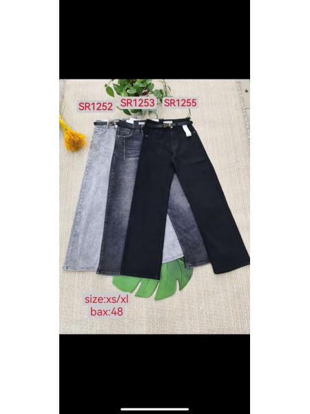 Spodnie Jeansy damskie , size xs-xl, paczka 12szt