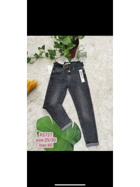 Spodnie Jeansy damskie , size 25-30, paczka 12szt