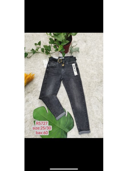 Spodnie Jeansy damskie , size 25-30, paczka 12szt