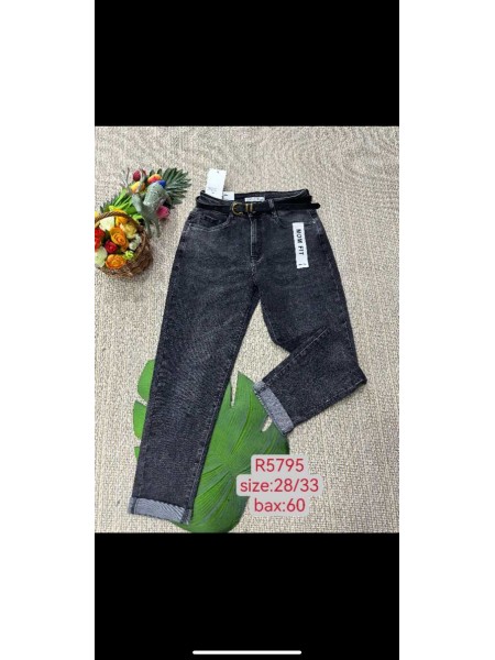 Spodnie Jeansy damskie , size 28-33, paczka 12szt